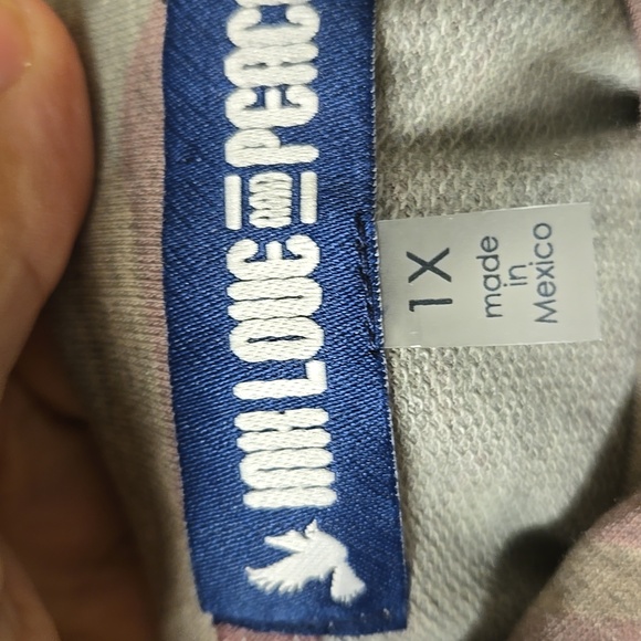 Pink and Gray Camouflage Hoodie - Picture 3 of 4